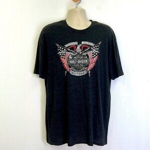 Harley Davidson - 2014 American Legends Killer Creek Roswell GA T Shirt XL